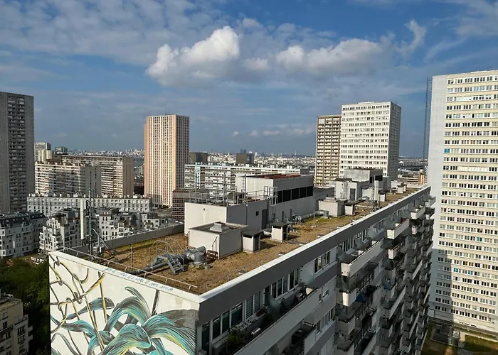 شقة With Panoramic View: Live In Peace! باريس